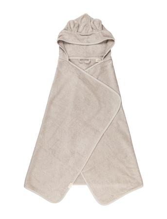 Hooded Junior Towel - Bear - Beige Home Bath Time Towels & Cloths Towels Beige Fabelab