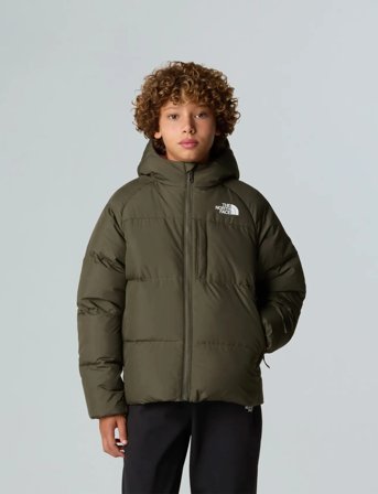 The North Face B North Down Hooded Jacket - Khaki green - 130-141