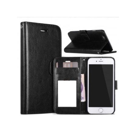 Fodral iPhone 6+/6S+/7+/8+ -Plånboksfodral Svart