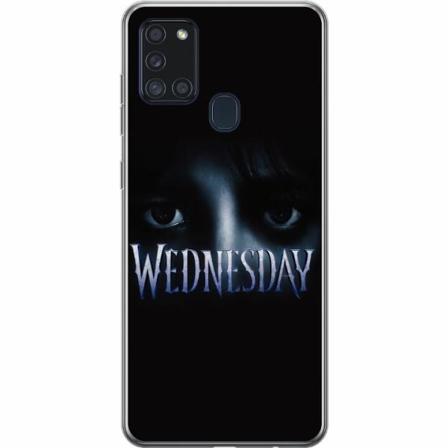 Samsung Galaxy A21s Genomskinligt Skal Wednesday Addams