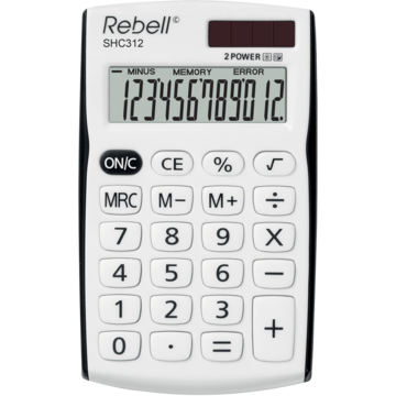 Kalkulator SHC312 Hvit*
