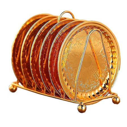 Coaster Creative Drikkeunderlag Dekorativ Stativ Sklisikkert