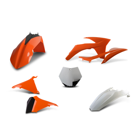 Plastic Set Polisport - KTM 125 SX 2011-2011