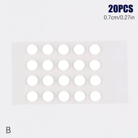 Små runde prikker mus DIY mus glidefødder kontrol hastighed version