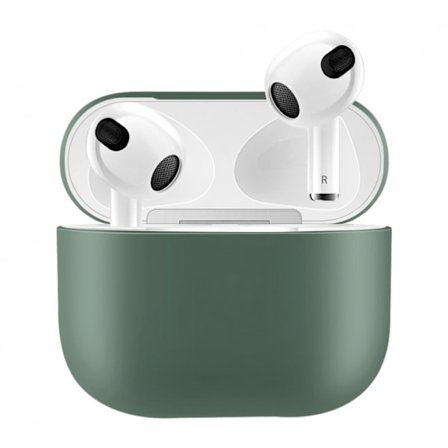 Silikonskal till Airpods 3, Mörkgrön