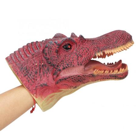 Dinosauriehanddockor Leksaker Icke-giftig Simulering Mjukt Djur