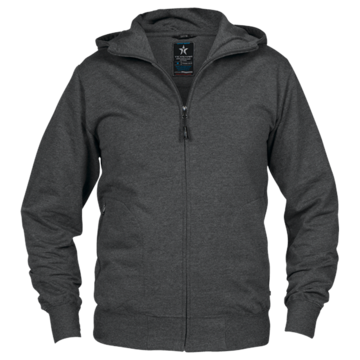 Huvtröja med zip Herr Texstar HC03