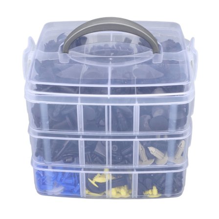 970 kpl auton puskurin kiinnikkeet sarja poistotyökaluilla Auto Push Pin niitit sarja universaali autoille