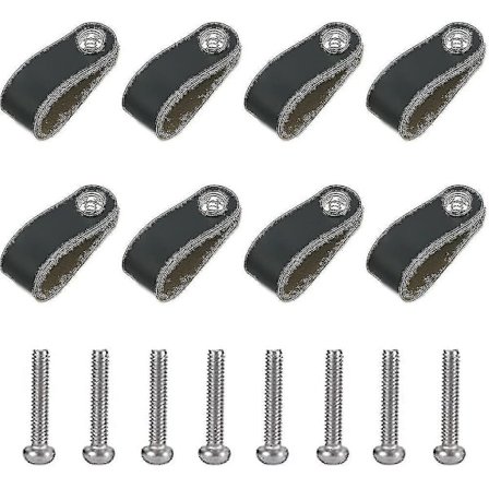 8 kpl Nahkavetimet. Kaapin Vetimet Mustassa Nahassa. Nahkainen Vetimet