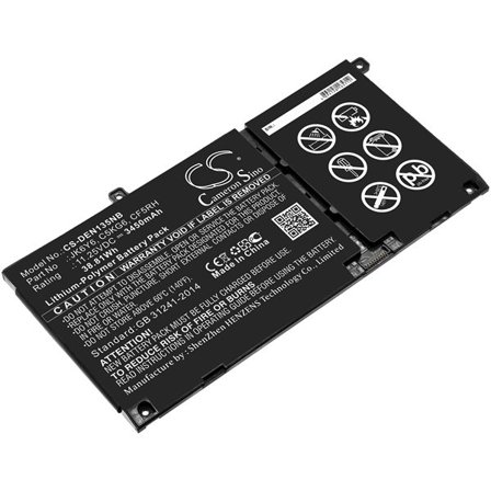 Batteri til bærbar PC for DELL Inspiron 13 5301, Vostro 14 5402 og andre