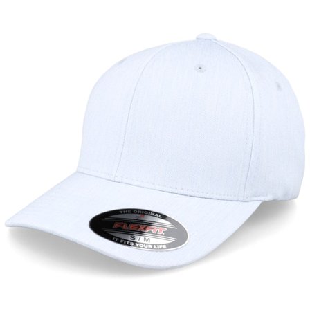 Flexfit - Blå flexfit Keps - Pastel Melange Ballad Blue Flexfit @ Hatstore