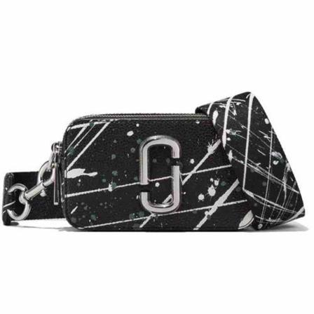 Marc Jacobs The Splatter Snaposhot Taske Sort, Dame Skuldertasker, Størrelse: ONE Size