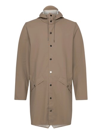 Rains Long Jacket W3 - Beige - S
