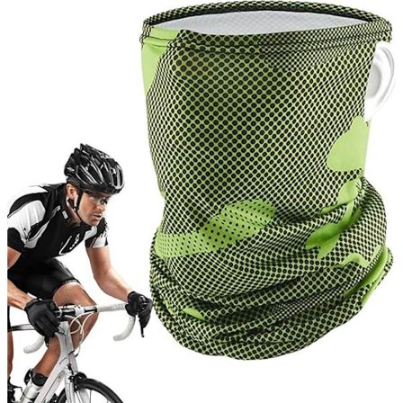 Halsduk Masque, Hals Ansikte Solskydd Halsduk - Motorcykel Ridning Värmeisolering Is Silke Bandana