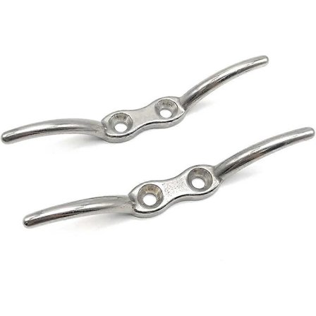 2 stk. Flagstang Klampe Krog Blind Snor Krog, Båddok Klampe Rustfrit Stål Klampe Krog til Båd Dæk eller Flagstang Kroge Yacht Udendørs have Har[D]