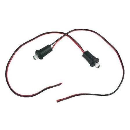 2 stk 12V Blå Blinkende Dummy Falsk Bilalarm Dash Mount LED Lys Motorsykkel Tilbehør [DB]