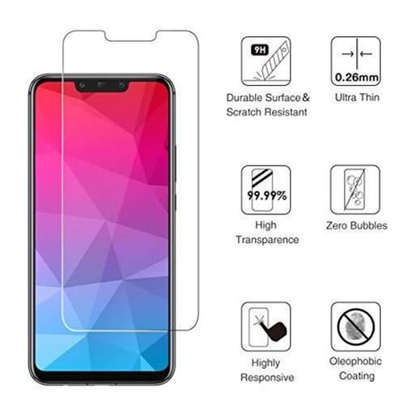 AceTend [2 delar] Tempered Glass Mate 20 Lite, Huawei Mate 20 Lite skärmskydd [fodral kompatibel] Ultra Definition, bubbelfri,