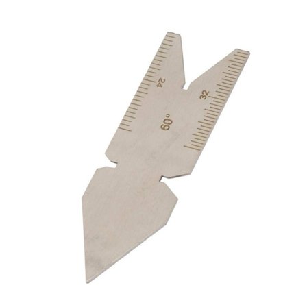 Fishtail Center Gauge Skruvgänga Svarv Skärverktyg för Quick