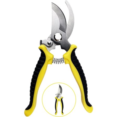 Trädgårdssaxar, halkfria saxar med låsande handtag, Pro