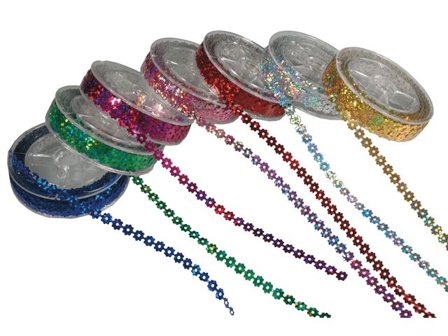 Paljetter för strykning 7 färgerx10m - Lyreco - Skola och förskola - Hobbymaterial - Paljetter, strössel och glitterlim