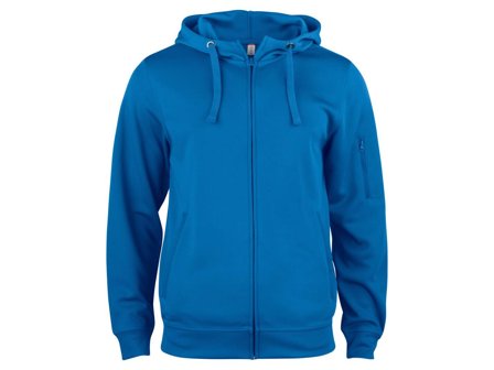 CLIQUE Hoodie zip funktion 021014 rblå S - Lyreco - Arbetskläder - Arbetströjor - Hoodies och luvtröjor