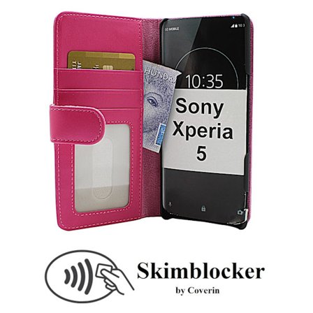 Skimblocker Plånboksfodral Sony Xperia 5