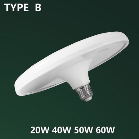 IC E27 LED-lamppu 220v Led Lampa Glödlampor 15/20/30/40/50w 60w Ufo Spotlights Bombillas Ampull Led Lampor Kotivalaistukseen Valkoinen 15w Kylmä 