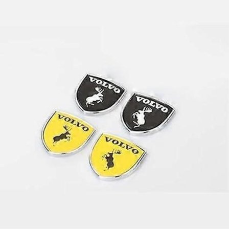 Karossbeslag Sportemblem, kompatibla med Volvo XC60 S40 S60 S90 XC40 XC70 XC90 V40 V60 V90 S80 S80L Metal Emblem Sticker Letters Car -Perfet
