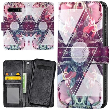 Samsung Galaxy S10 Plus - Plånboksfodral/Skal High Fashion Design