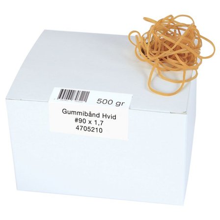 Gummiband 90x1,7mm nr19 Para 0,5kg 1389/fp - Lyreco - Emballage och lagerutrustning - Bindgarn gummiband och stift - Gummiband