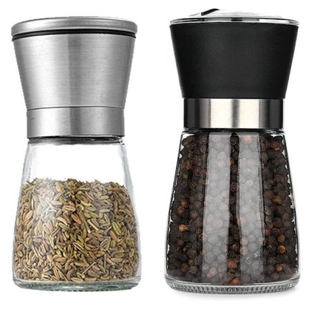 Salt- og pepperkvern, Hotder krydderkvernsett med 2, saltkvern og