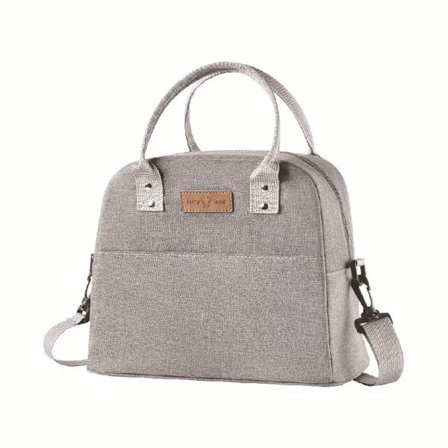 Isolerad lunchväska stor återanvändbar kylväska med justerbar