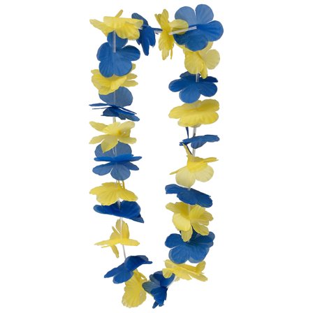 Blomsterkjede Blå/Gul 100 cm