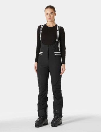 Helly Hansen W Avanti Softshell Bib Pant - Black - XL