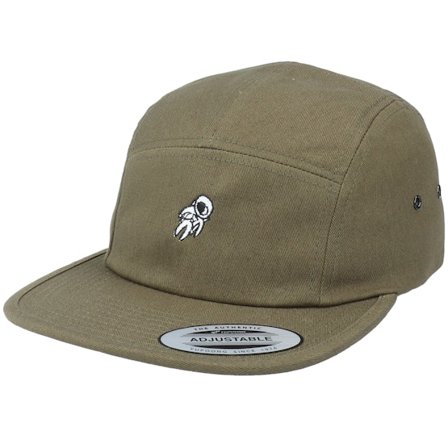 Iconic - Green 5panel Czapka Z Daszkiem - Tiny Astronaut Olive 5-Panel @ Hatstore