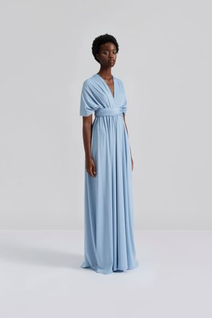 Malina - Lola maxi dress - S/M - Dusty Blue