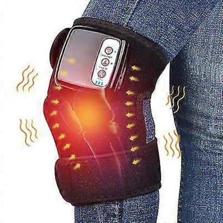 Elektrisk Opvarmet Knæmassager Langt Infrarød Ledstøtte Vibrator Albue Skulder Massage Knæsmerte Lindring