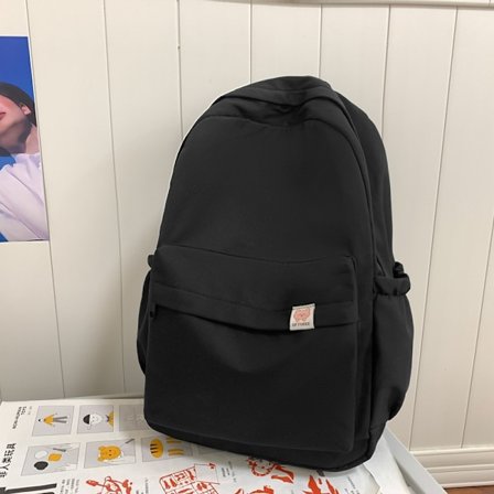 Tenåringer skolesekk Nylon ryggsekk skulderveske med stor kapasitet