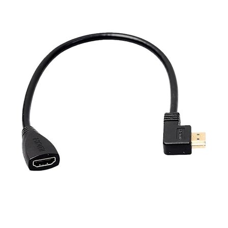 Nopea HDMI-kulmakaapeli, universaali 0,3 m
