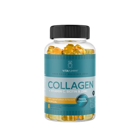 Kollagen VITAYUMMY Collagen Gummies 60 stk Tropical - Bodyman.dk
