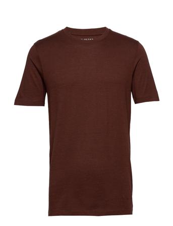 Slhtheperfect Mel Ss O-Neck Tee B T-shirts Short-sleeved Rød Selected Homme
