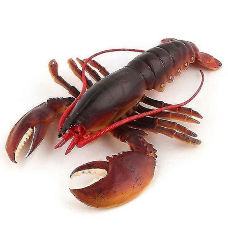 Realistisk Hav Hummer Fisk Statue Model Figur til Hus Værelse Bordplade Dekoration 1 stk