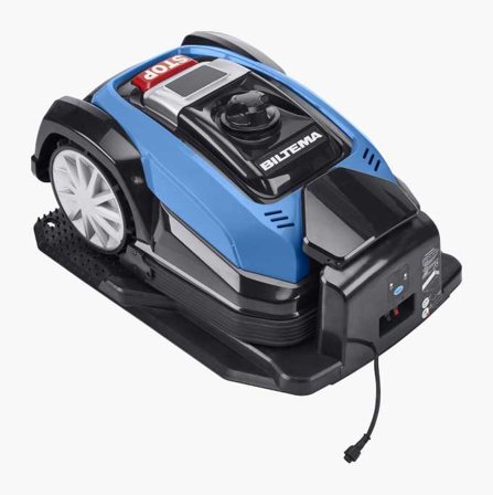 Biltema - Robotgressklipper RM1000 for Nordiske Hager, Opptil 1000 Kvadratmeter, Børsteløse Motorer, Terrenghjul, Kollisjonssensorer, 2 Års Garanti