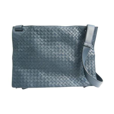Bottega Veneta Vintage, Pre-owned Intrecciato bag Blauw, unisex, Maat:ONE Size,leer