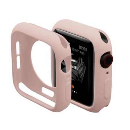 Stötdämpande Skyddsskal I Silikon - Iwatch 1/2/3 Rosa 38mm