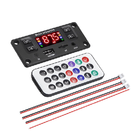 Bil FM Radio Modul Bluetooth Högtalare MP3 Dekoderkort USB TF FM Musikdel