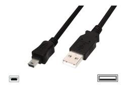 Digitus USB 2.0 cable, Typ F-FEEDS