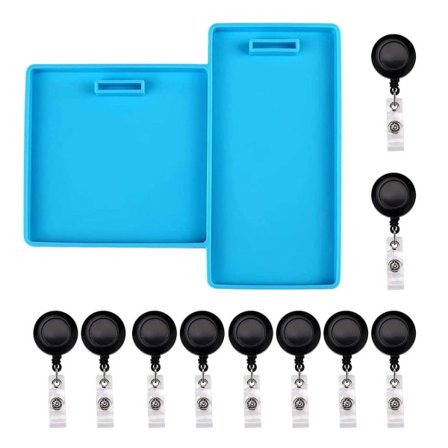 Blankett för namnbricka Buddy Tags ID-kortshållare Silikon Epoxi Form