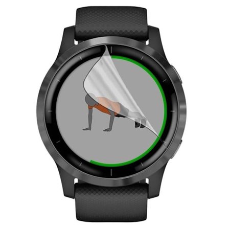 Skyddande skärm för Garmin Vivoactive 4s - 40mm [Pack 8] Hållbart Ultrafint Plastskydd Phonillico