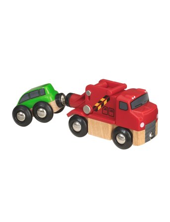 Brio Bergingsbil M/Personbil Toys Toy Cars & Vehicles Toy Vehicles Trucks Multi/mønstret BRIO*Betinget Tilbud
